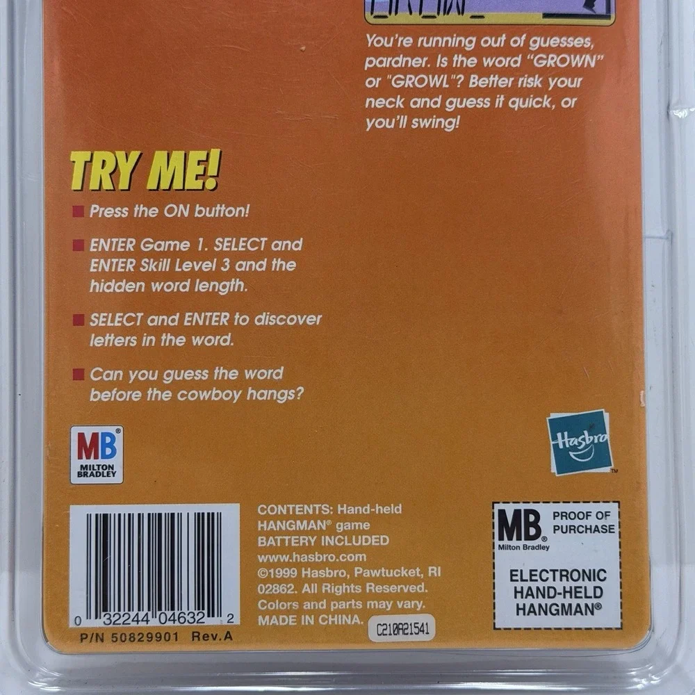 Milton Bradley vintage 1999